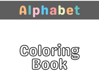 Alphabet Coloring Books