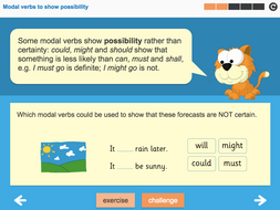 Degrees of Possibility Interactive Teaching Presentation - Year 5 Spag