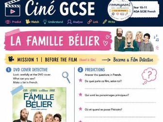 La Famille Bélier GCSE French Study Workbook