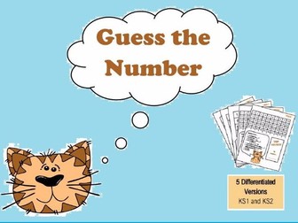 Guess Who Maths Vocabulary Game - Differentiated for KS1 and KS2 - Number and Place Value