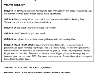 Florence Nightingale assembly script - Magic Key adventure