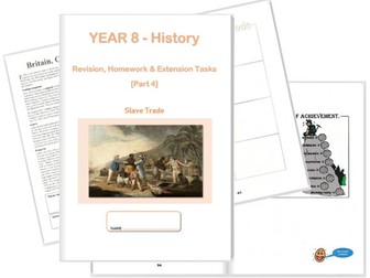 Slave Trade Homework Booklet