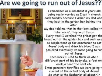 The Eucharist as 'source and summit'.