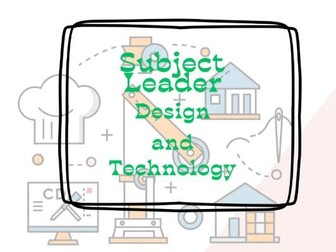 Primary Subject Leader Folder Design and Technology