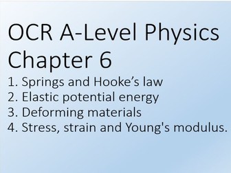 Materials: OCR A-Level Physics, Chapter 6