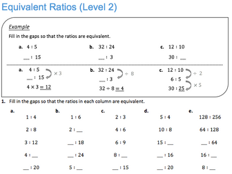 Equivalent Ratios (Level 2)