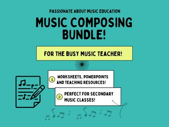 Music Composing Projects for KS3 and KS4 music classes