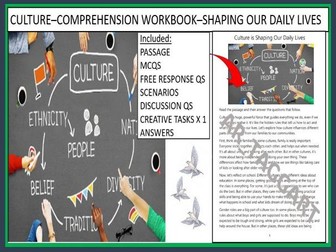CULTURE-COMPRENSION WORKBOOK-SHAPING OUR DAILY LIVES