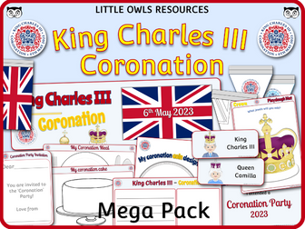 King Charles III Coronation - EYFS Activity Mega Pack