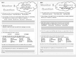 Questioning And Monitoring Reading Prehension