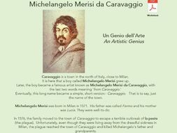 Famous Artists: Michelangelo, Caravaggio, Leonardo da Vinci, Picasso