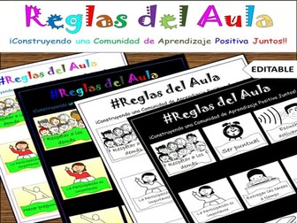 Classroom Rules Poster /Pósters de Reglas de la Clase para el Regreso a Clases