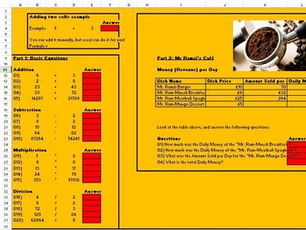 Beginner Excel Spreadsheet Training - Automated Marking