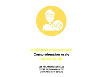 French Social Organisation IB1 AB Initio Listening Comprehension