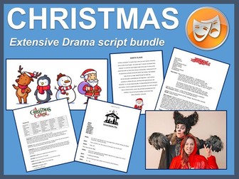 CHRISTMAS Drama script bundle