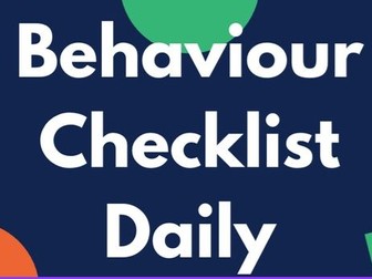 SEND Behaviour & Emotion Tracker Pack