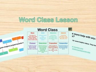 Word Class Lesson