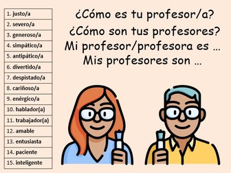 Spanish - Los profesores