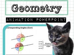 geometry powerpoint angles in parallel lines shapes by