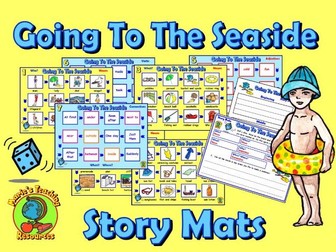Going To The Seaside - Story Mats