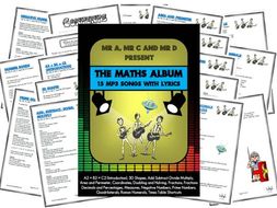 *BUNDLE* The Maths Album by Mr A, Mr C and Mr D Present