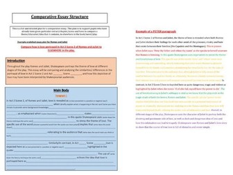KS3-KS4 Full Comparative & Analytical Essay Structure
