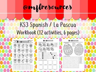 Spanish KS3 - La Pascua - Easter booklet of activities