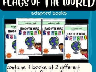 Flags of the World Adapted Books