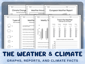 Exploring the Weather & Climate - Science Worksheets