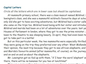 Capital Letters (SPAG)