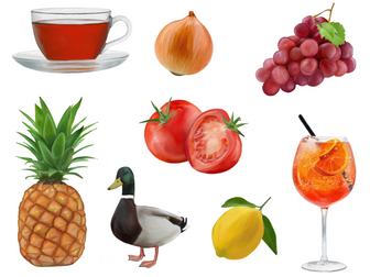 Italian Worksheets: Animali, Frutta, Verdura & Bevande