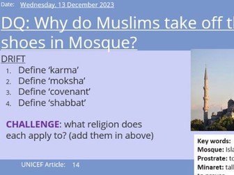KS3 Islam lesson bundle