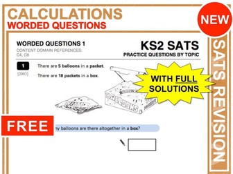 KS2 Maths (Worded Questions)