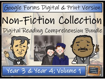 LKS2 Non-Fiction Collection; Volume 1 - Reading Comprehension Bundle | Digital & Print