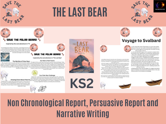 The Last Bear Writing Unit