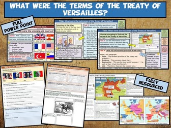 WW1 L16 - The Treaty of Versailles