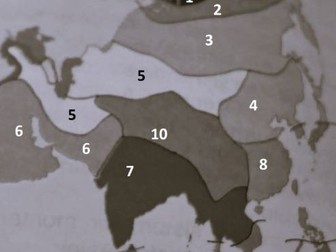 Asia Climate Map Worksheet