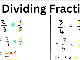 Backwards Faded: Dividing Fractions
