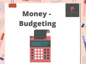 Money Budgeting Form Time Tutorial