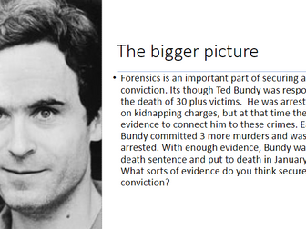 Forensic Genetics  PowerPoints and Worksheets- learning aims a-d