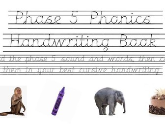 Phase 5 Handwriting Booklet