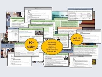EDEXCEL A Level / AS Level French – L’éducation – PRACTICE ACTIVITIES
