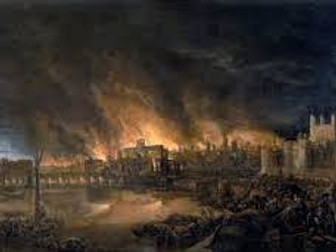 The great fire of London