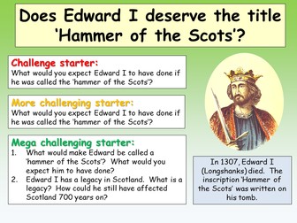 Edward I + Scotland