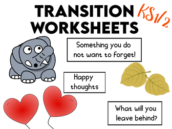 4 Transition Worksheets KS1 / KS2