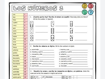 Spanish numbers 2