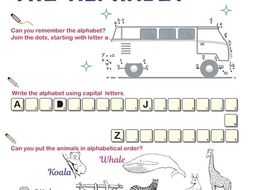 Alphabet worksheet | Teaching Resources