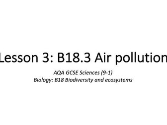 B18.3 Air pollution