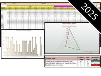 NEW Key Stage 1 Reading 2025 SATs Question Level Analysis (QLA)