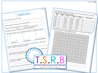 Hooke's Law Worksheet